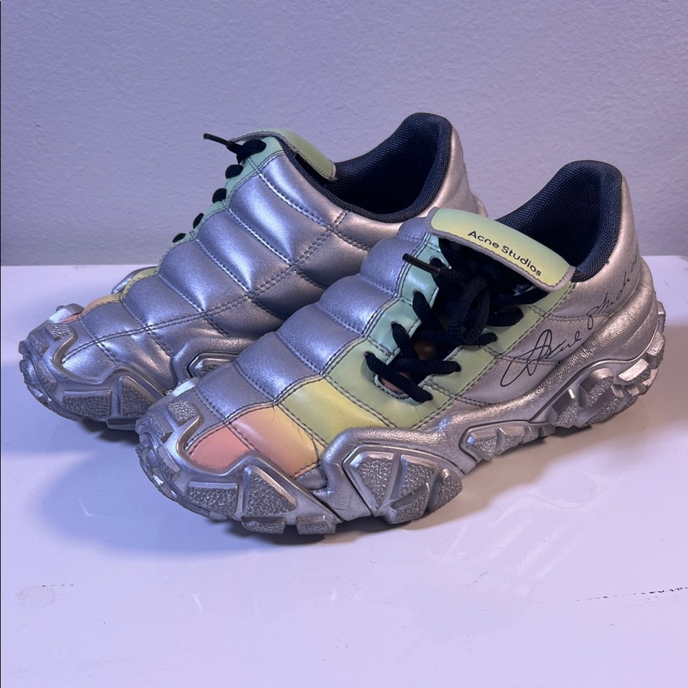 Acne Studios Bolzter Football Low-Top Sneakers. Womens Size 38 or US 7.5